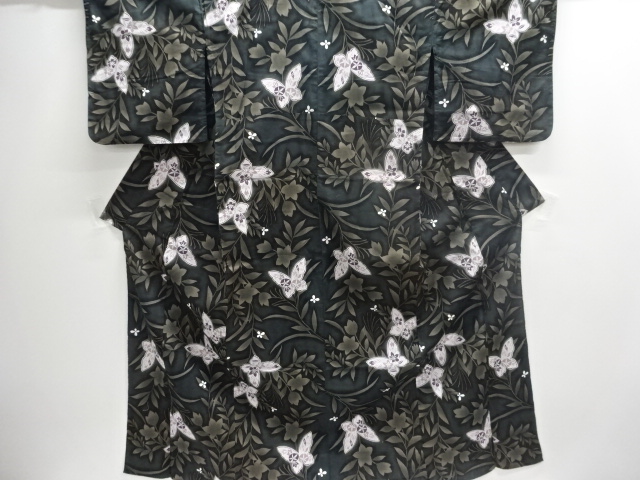 JAPANESE KIMONO / YUKATA / BUTTERFLY & FLOWER